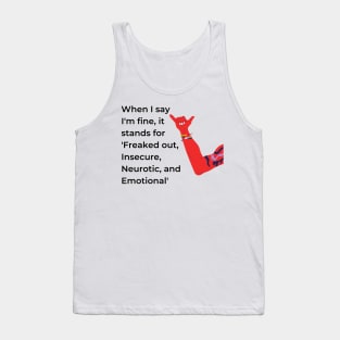 Funny Introvert Quote Tank Top